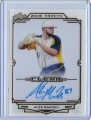 Alek Manoah #CA-AM2 Baseball Cards 2019 Leaf Trinity Clear Autograph Prices