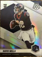 Davis Mills [Silver] #322-V Football Cards 2021 Panini Mosaic Rookie Variations Prices