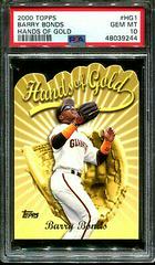 Barry Bonds #HG1 Baseball Cards 2000 Topps Hands of Gold Prices