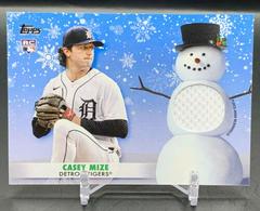 Casey Mize Baseball Cards 2021 Topps Holiday Mega Box Relics Prices