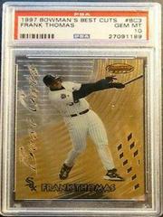 Frank Thomas #BC3 Baseball Cards 1997 Bowman's Best Cuts Prices