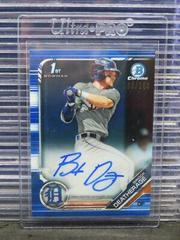 Brock Deatherage [Blue Refractor] #PA-BD Baseball Cards 2019 Bowman Prospect Autographs Prices