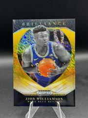 Zion Williamson [Gold Shimmer] Basketball Cards 2021 Panini Prizm Draft Picks Brilliance Prices