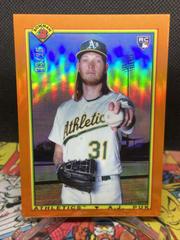 A.J. Puk [Orange Refractor] #90BAP Baseball Cards 2020 Bowman Chrome 1990 Prices