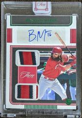 Brandon Marsh [Emerald] #RDJA-BM Baseball Cards 2022 Panini Three and Two Rookie Dual Jersey Autographs Prices