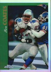 Ben Coates [Refractor] #12 Football Cards 1997 Topps Chrome Prices