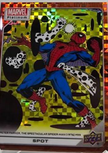 Spot [Orange Checkers] #101 Marvel 2023 Upper Deck Platinum