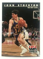John Stockton #85 Basketball Cards 1992 Skybox USA Prices