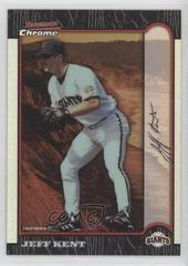 Jeff Kent [Refractor] #261 Baseball Cards 1999 Bowman Chrome International Prices
