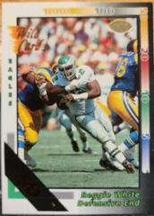 Reggie White [50 Stripe] #10 Football Cards 1992 Wild Card Prices