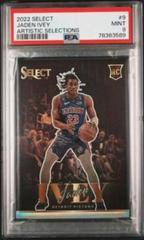 Jaden Ivey #9 Basketball Cards 2022 Panini Select Artistic Selections Prices