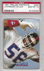 Lawrence Taylor Football Cards 1991 Proline Portraits Prices