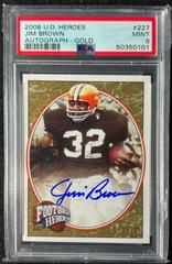 Jim Brown [Autograph Gold] #226 Football Cards 2008 Upper Deck Heroes Prices