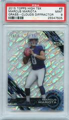 Marcus Mariota [Grass Clouds Diffractor] #8 Football Cards 2015 Topps High Tek Prices