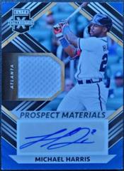 Michael Harris Baseball Cards 2022 Panini Elite Extra Edition Prospect Materials Signatures Prices