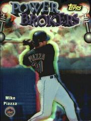 Mike Piazza [Refractor] #PB10 Baseball Cards 1999 Topps Power Brokers Prices