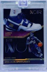 LeBron James #1 Basketball Cards 2021 Panini One and One Noir Sneaker Spotlight Prices