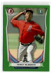 Yency Almonte [Green] Baseball Cards 2014 Bowman Prospects Prices