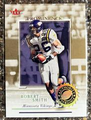 Robert Smith [Prominence 125] Football Cards 2001 Fleer Authority Prices