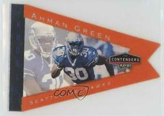 Ahman Green [Orange] #87 Football Cards 1998 Playoff Contenders Pennants Prices