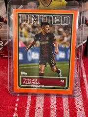 Thiago Almada [Orange] #83T-25 Soccer Cards 2023 Topps MLS 1983 Futbol Prices