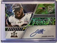 James White [Green] Football Cards 2022 Panini Spectra Champion Signatures Prices