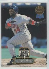 Kirby Puckett #9 Baseball Cards 1993 Leaf Heading for the Hall Prices