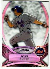 Josh Satin [Black Refractor] Baseball Cards 2010 Bowman Sterling Prospects Prices