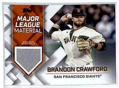 Brandon Crawford #MLM-BC Baseball Cards 2022 Topps Update Major League Material Relics Prices