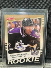 Wayne Simmonds #346 Hockey Cards 2008 Upper Deck Victory Prices
