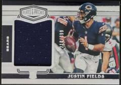 Justin Fields Football Cards 2021 Panini Chronicles Plates and Patches Rookie Jerseys Prices