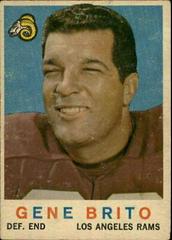 Gene Brito #2 Football Cards 1959 Topps Prices