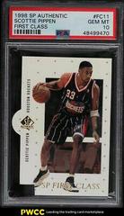 Scottie Pippen #FC11 Basketball Cards 1998 SP Authentic First Class Prices