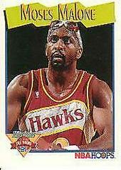 Moses Malone - Atlanta Hawks (NBA Basketball Card) 1990-91 Skybox # 6 –  PictureYourDreams