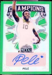 Pele [Prismatic Green] Soccer Cards 2022 Leaf Metal Champions Autographs Prices