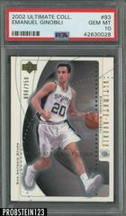 Emanuel Ginobili #93 Basketball Cards 2002 Ultimate Collection Prices