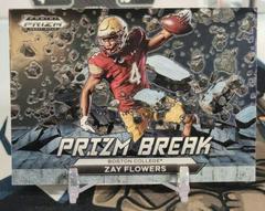 Zay Flowers #PB-15 Football Cards 2023 Panini Prizm Draft Picks Break Prices