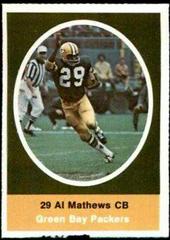 Al Matthews Football Cards 1972 Sunoco Stamps Prices