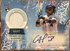 Francisco Alvarez #HAC-FA Baseball Cards 2023 Topps Holiday Autographs Prices