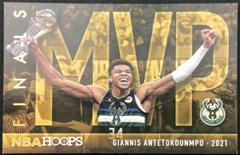 Giannis Antetokounmpo #98 Basketball Cards 2021 Panini Hoops Road to the Finals Prices