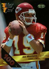 Joe Montana [100 Stripe] Football Cards 1993 Wild Card Prices