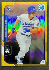 Joc Pederson [Gold Refractor] #167 Baseball Cards 2015 Bowman Chrome Prices