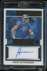 Aidan Hutchinson [Day Autograph Bronze] #102 Football Cards 2022 Panini One Prices