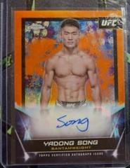 Yadong Song [Orange Refractor] #FNA-SYA Ufc Cards 2024 Topps Chrome UFC Signature Prices