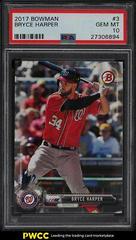 Bryce Harper #3 Baseball Cards 2017 Bowman Prices
