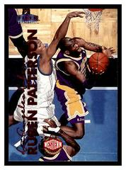 Ruben Patterson #81 Basketball Cards 1999 Fleer Tradition Prices