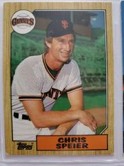 Chris Speier Baseball Cards 1987 Topps Traded Prices