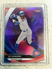 Ed Howard [Purple Refractor] Baseball Cards 2020 Bowman's Best Top Prospects Prices