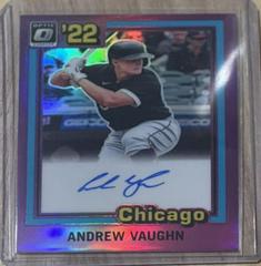 Andrew Vaughn #81S-AV Baseball Cards 2022 Panini Donruss Optic Retro 1981 Signatures Prices
