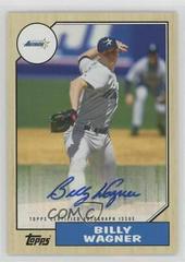 Billy Wagner #1987A-BW Baseball Cards 2017 Topps 1987 Autographs Prices